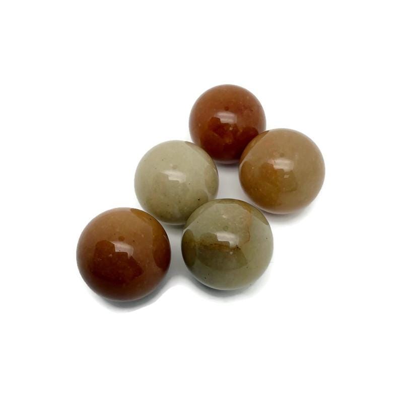 Esfera de jade amarillo - Bola de cristal - 25 mm - SP1160