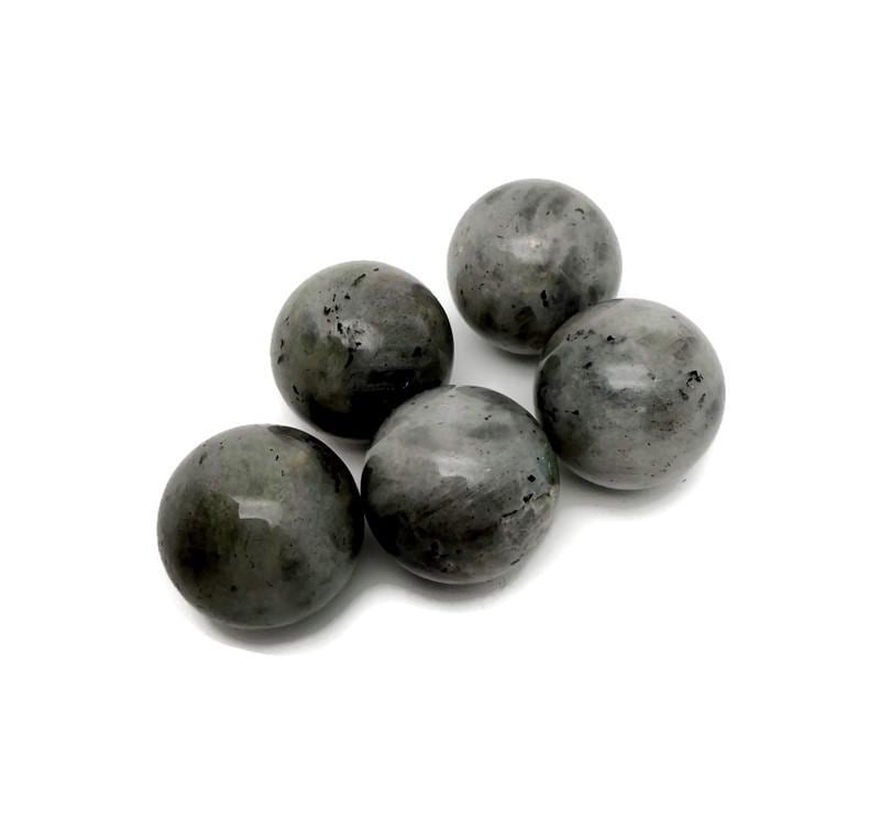 Sphère de cristal de labradorite naturelle ?€? Boules de cristal de guérison pour la maison ?€? 25 mm - SP1169