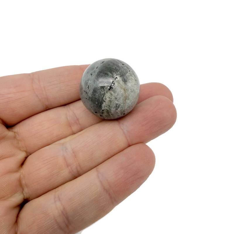 Sphère de cristal de labradorite naturelle ?€? Boules de cristal de guérison pour la maison ?€? 25 mm - SP1169