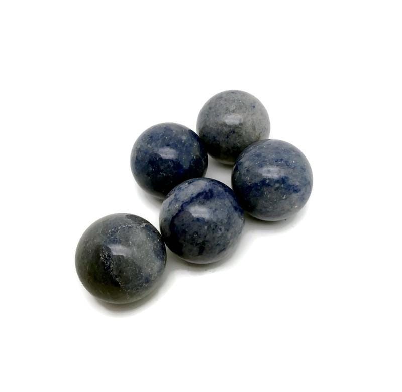 Esfera de Aventurina Azul Gema - Bola de Cristal - 25mm - SP1175