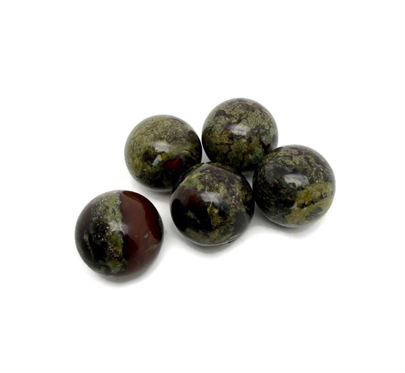 Esfera de Jaspe Sangre de Dragón - Bola de Cristal - 25mm - SP1174